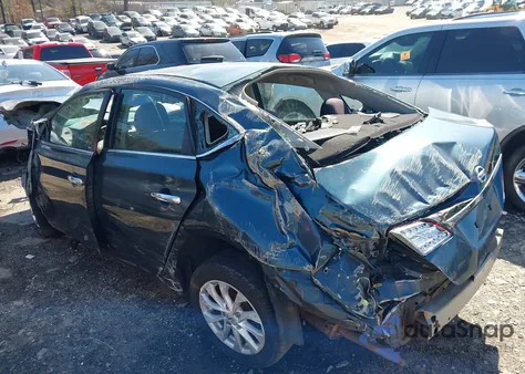 2014 Nissan Sentra Sv z USA, uszkodzony, nr VIN 3N1AB7AP5EY312754